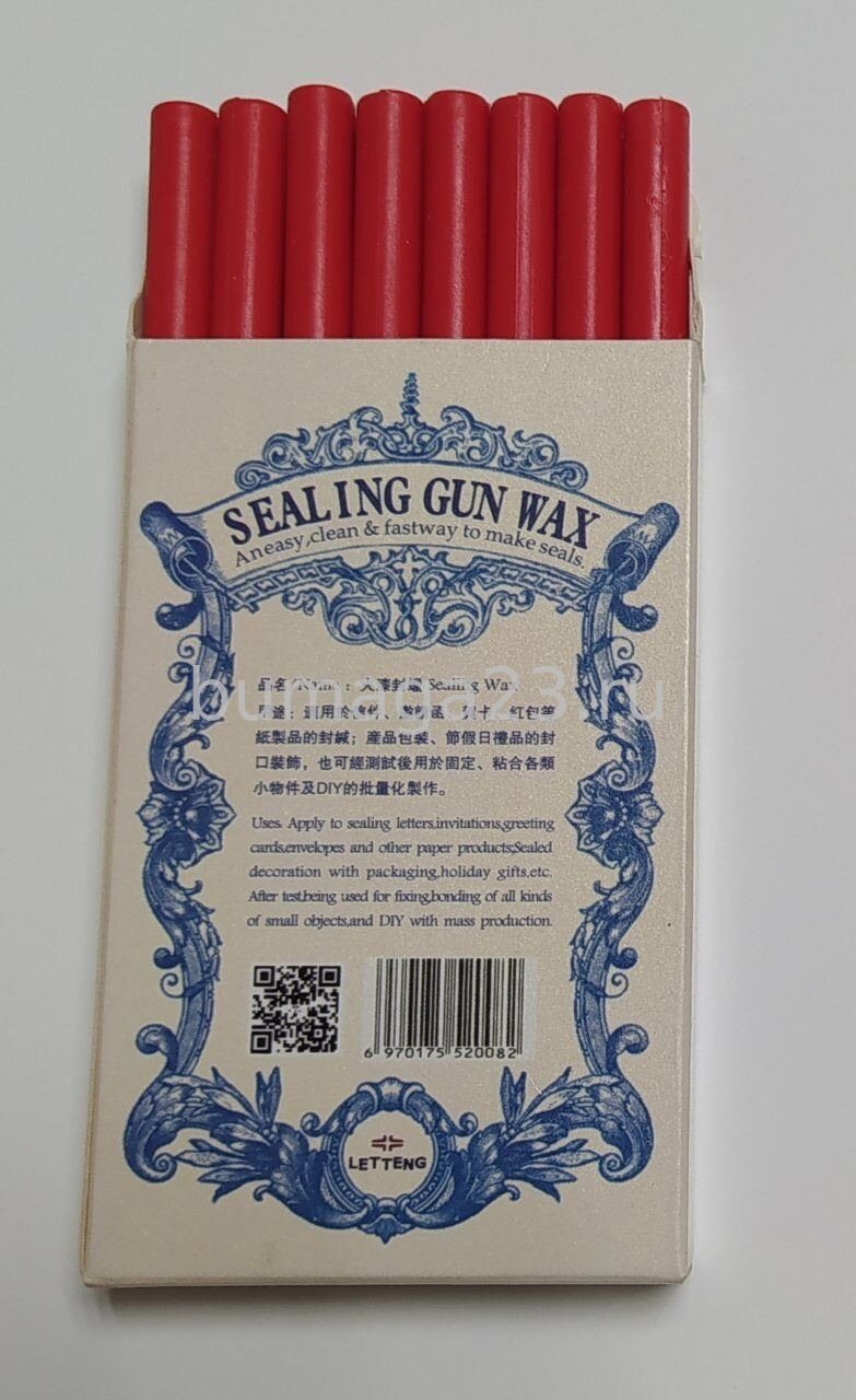 Сургучные стержни красные Knight Family Sealing Gun Wax для термопистолета