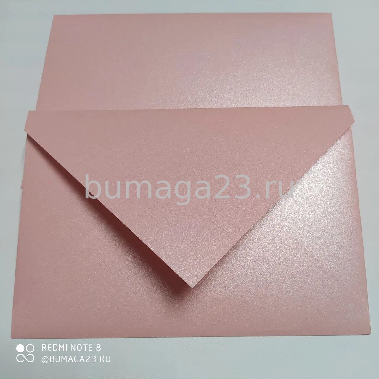КОНВЕРТ STAR GALAXY PEACH BLOSSOM PINK ЦВЕТЫ ПЕРСИКА ФОРМАТ 17,5х12СМ / 130 г/м2